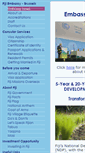 Mobile Screenshot of fijiembassy.be