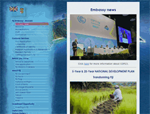 Tablet Screenshot of fijiembassy.be